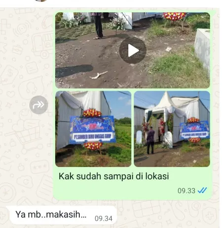 Pengiriman Karangan Bunga Ballroom Wedding Alam Sutera