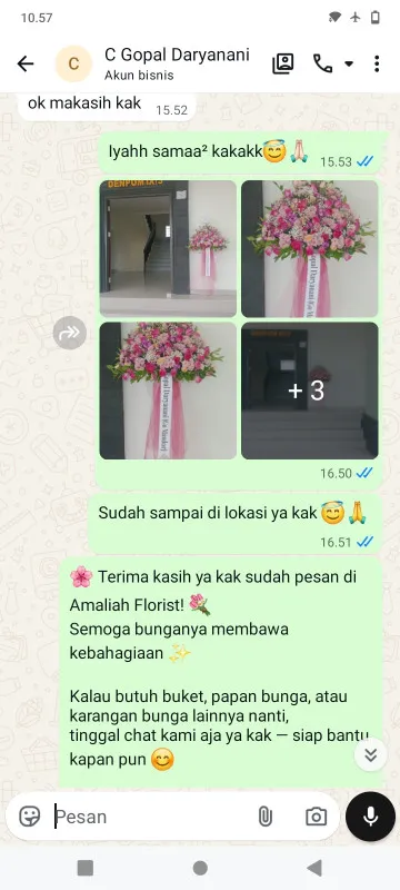 Pengiriman Karangan Bunga Ballroom Wedding Alam Sutera