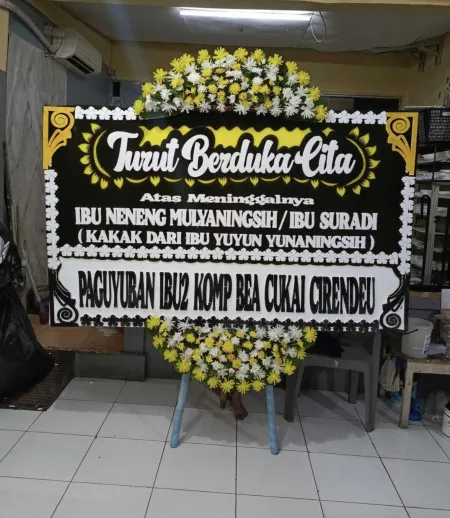 Papan Bunga Duka Ballroom Wedding Alam Sutera