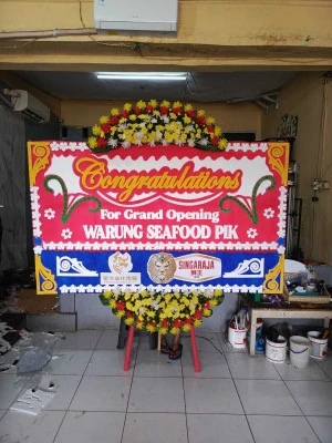 Papan Bunga di Ballroom Wedding Alam Sutera